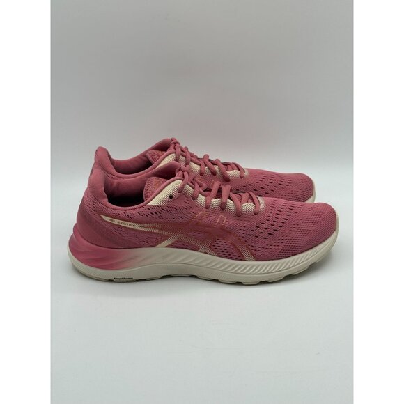 Asics Gel-Excite 8 Womens Running Shoes - Pink & Cream size 9 - Picture 1 of 9